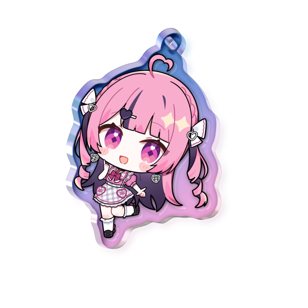 オーロラアクリルキーホルダー