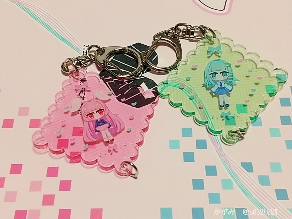 鈴仙・早苗アクリルキーホルダー