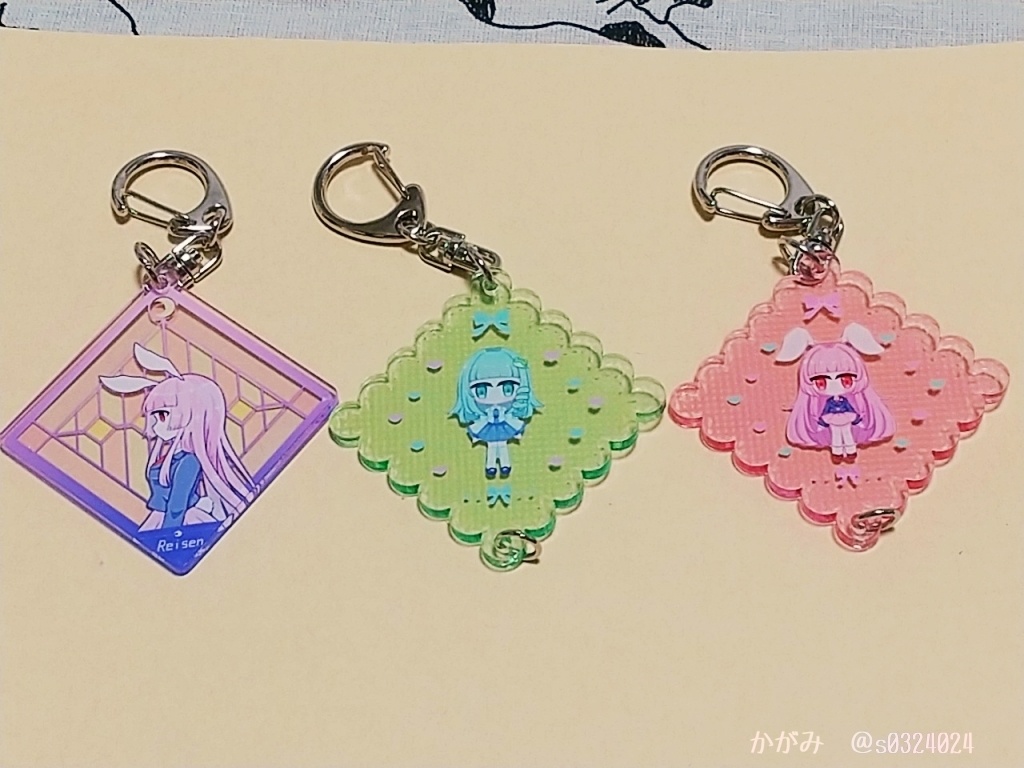 鈴仙・早苗アクリルキーホルダー