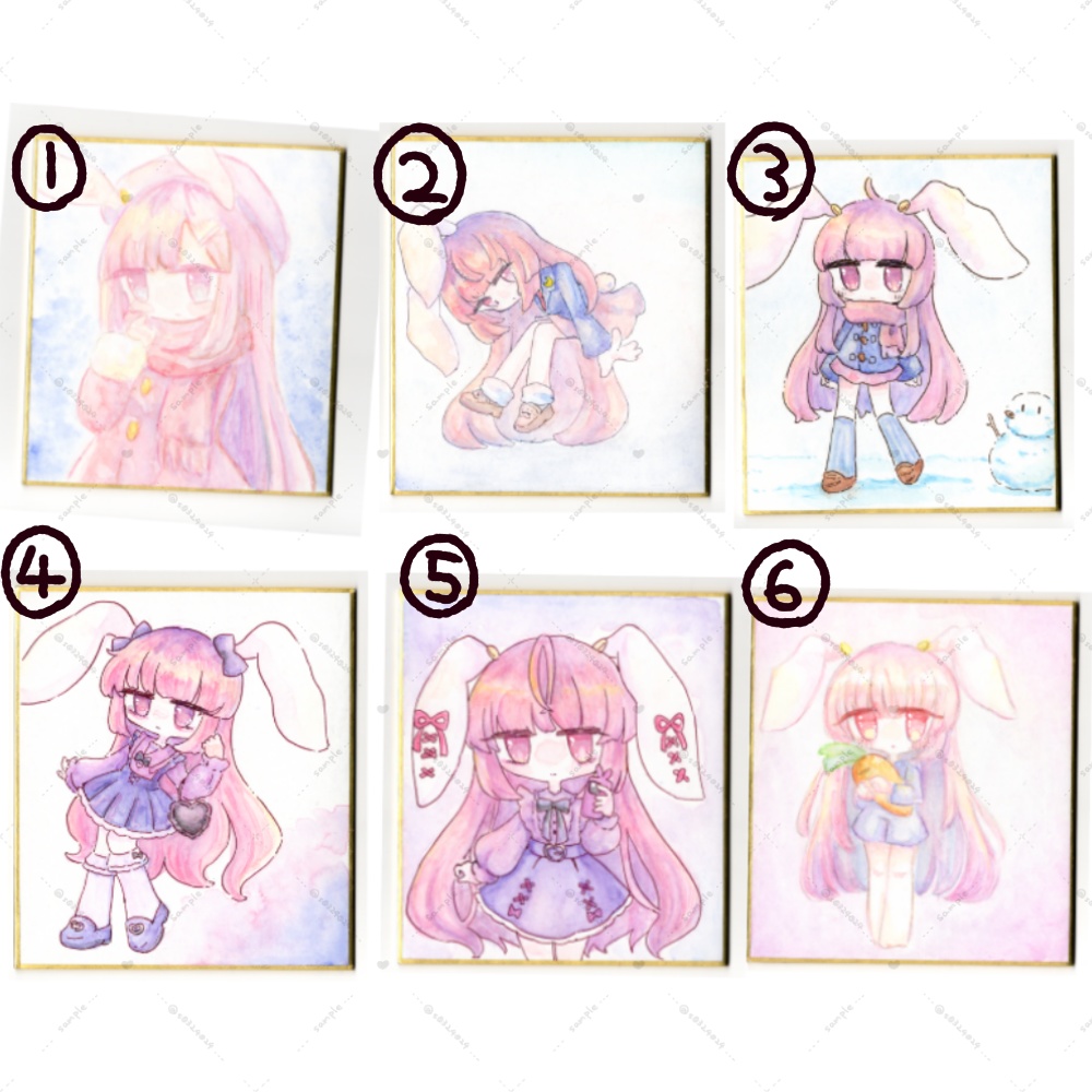 【ミニ色紙】鈴仙ちゃん！【カワイイ】