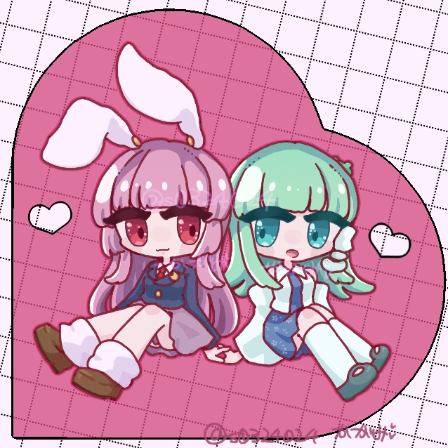 鈴仙＆早苗　なかよし💕アクリルスタンド