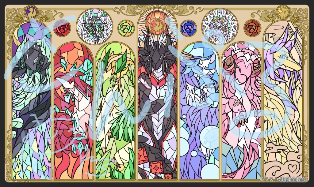 【受注生産】ドラゴンメイド　プレイマット