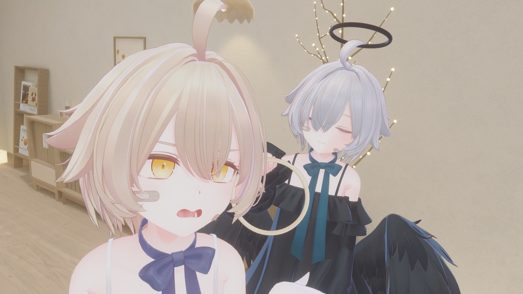 【無料】サナティアちゃんが輪っかを取られたら嫌そうにするやつ