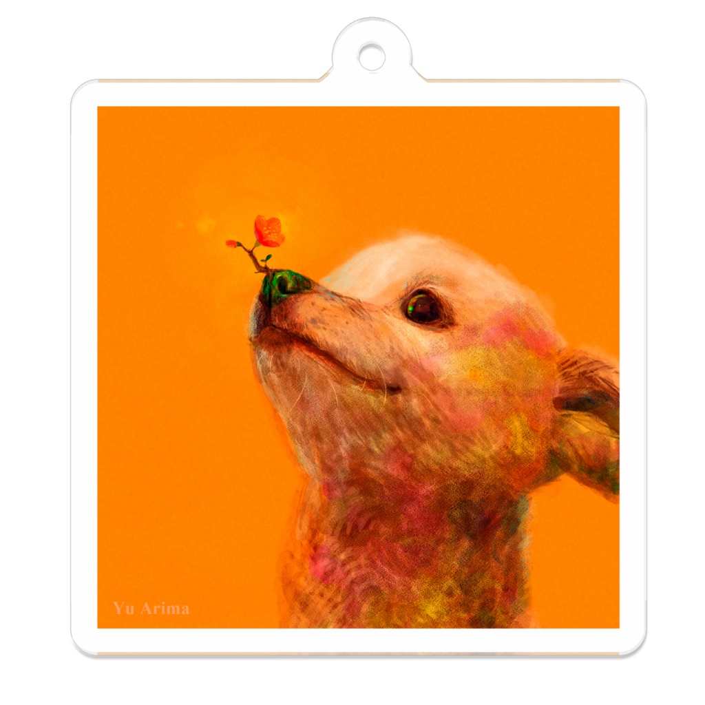 お鼻にお花 チワワと梅の花 有真佑 Booth