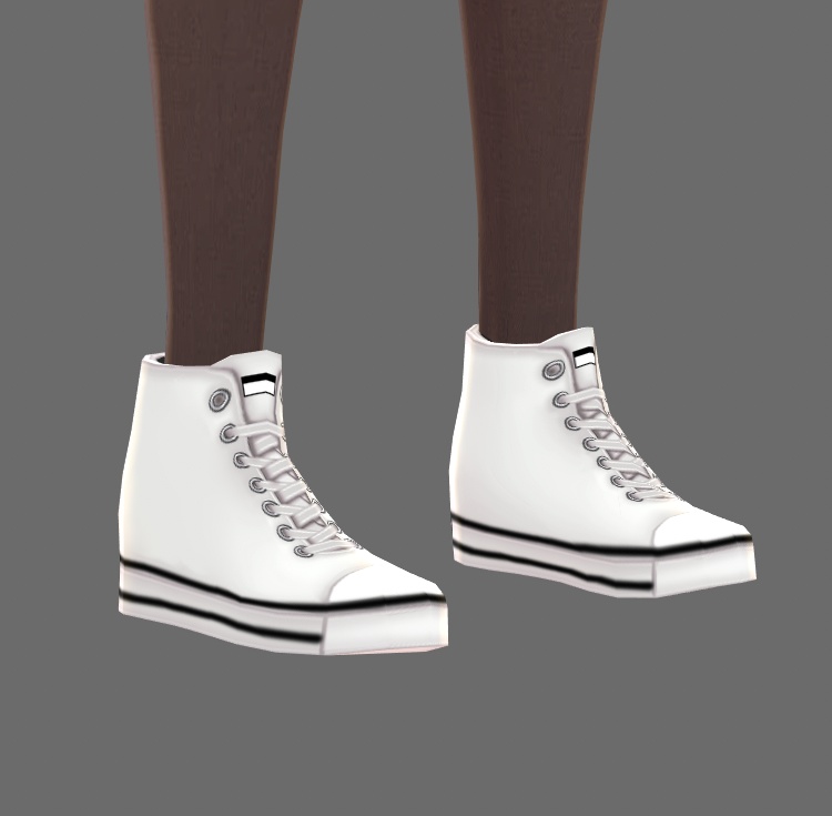 [BETA] ❤ VRoid High Cut Sneakers Shoes