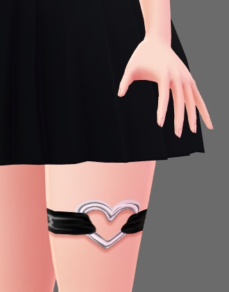 [BETA] ❤ VRoid Heart Garter Texture