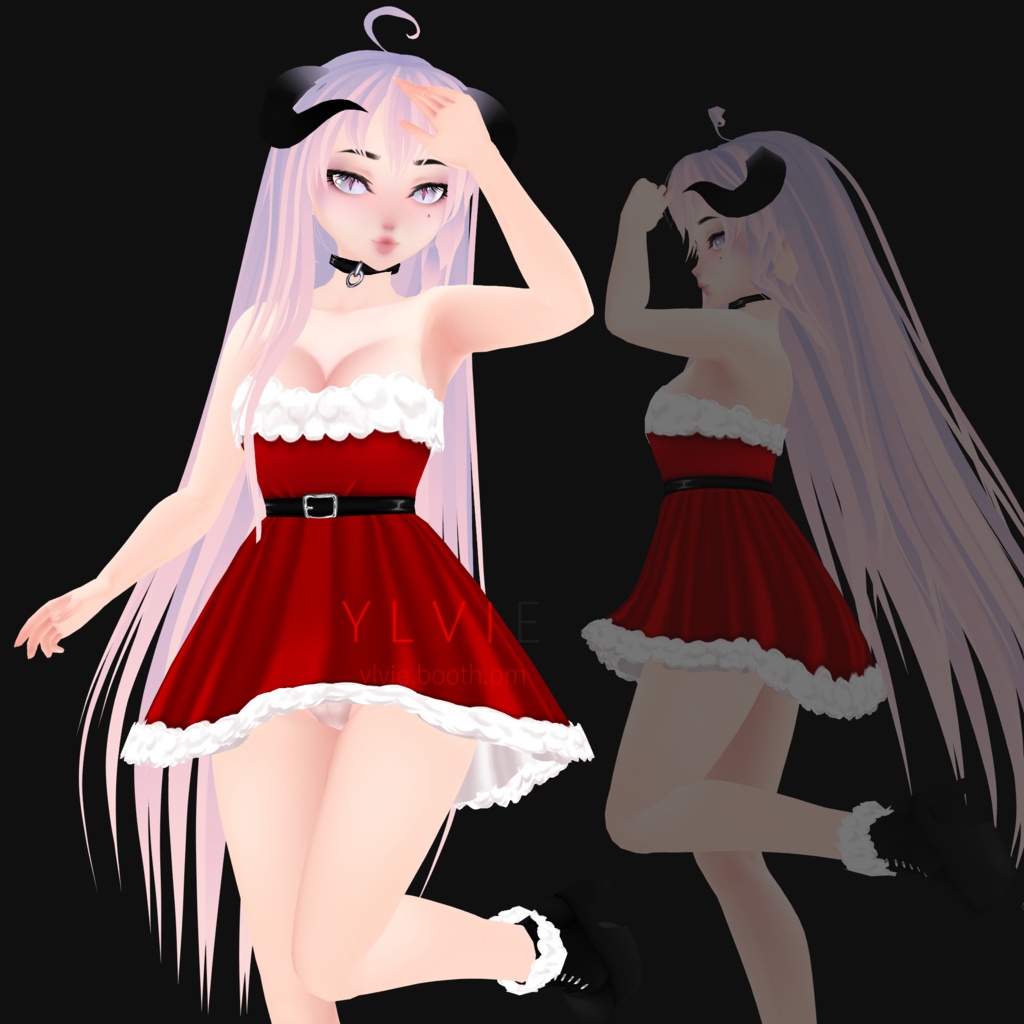 VRoid SANTA Dress Outfit