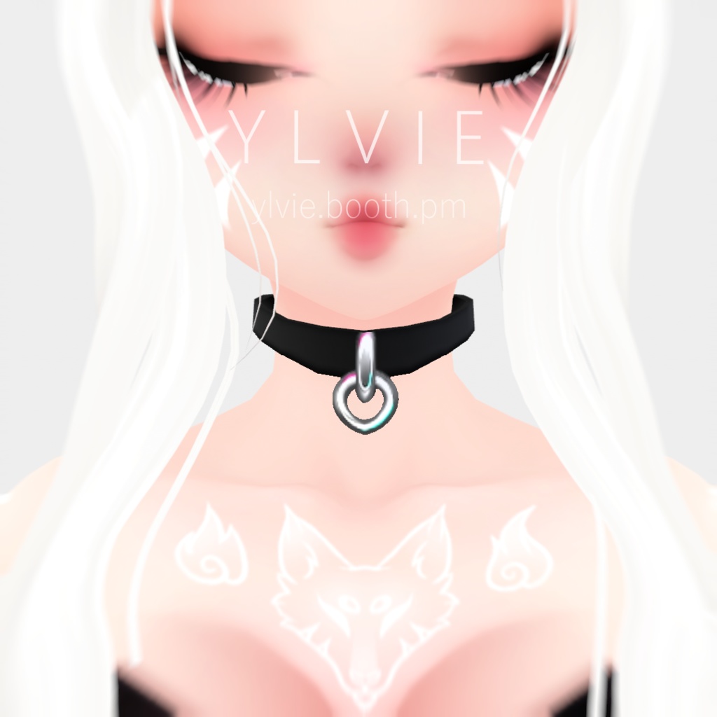 [v1.0] ❤ VRoid Collar + Garter Set