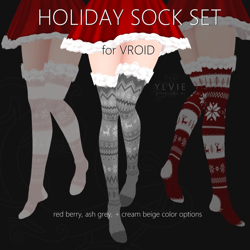 VRoid Holiday SOCKS Pack