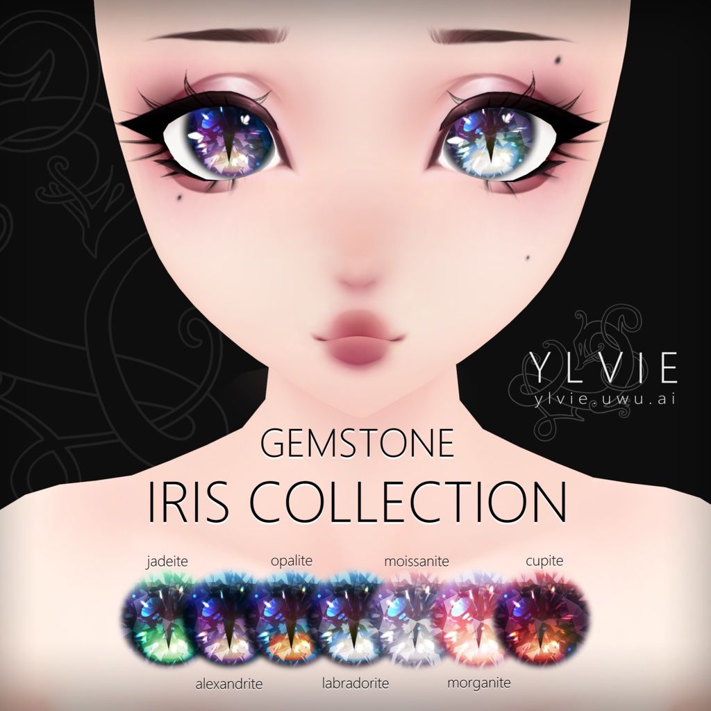 VRoid IRIS Gemstone Collection - Ylvie's Shop ♡ - BOOTH
