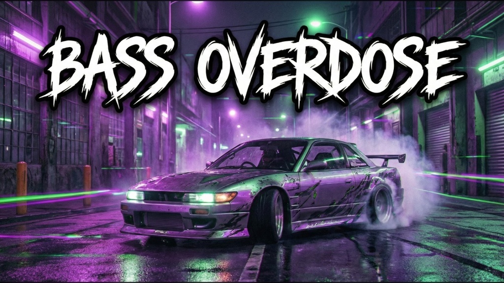 【フリーBGM】PHONK / 爆アゲ作業用BGM「BASS OVERDOSE」ドライブ・筋トレ・集中向け【商用利用可】