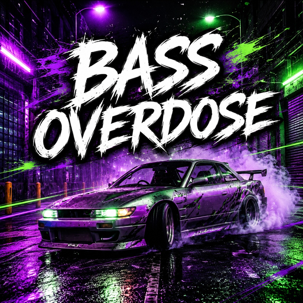【フリーBGM】PHONK / 爆アゲ作業用BGM「BASS OVERDOSE」ドライブ・筋トレ・集中向け【商用利用可】