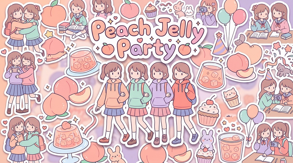 【BGM素材集】キラキラ可愛いアップテンポBGM集（全13曲）【商用利用可】