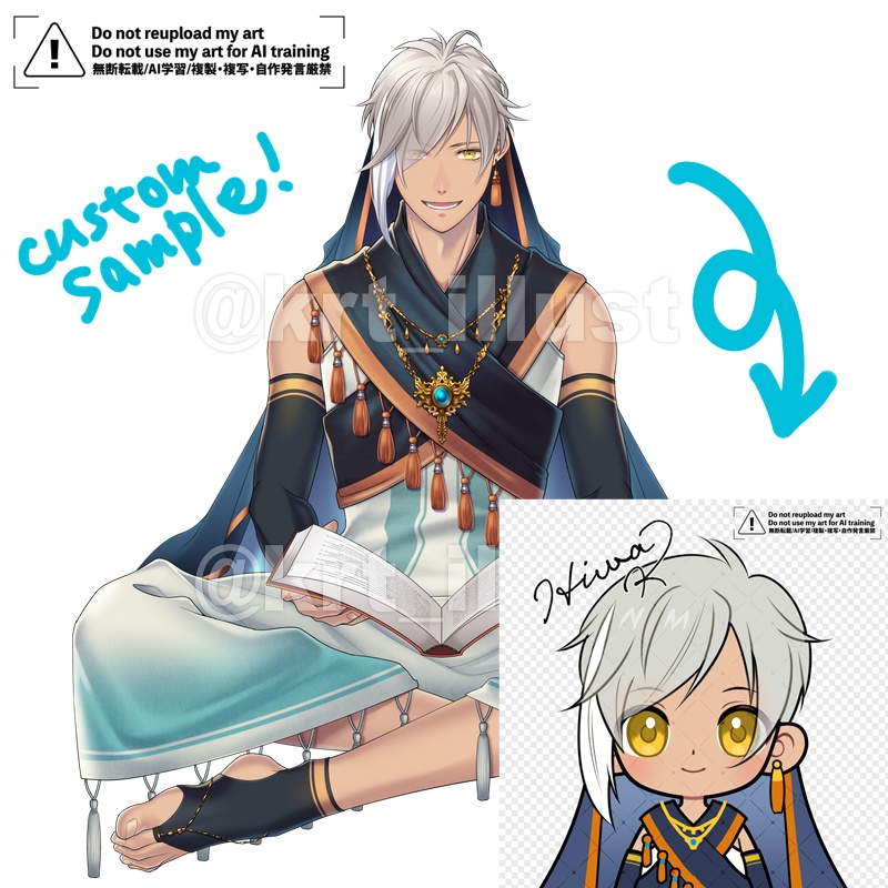 Chibbit Avatar (Lite) | PNGtuber Base Pack