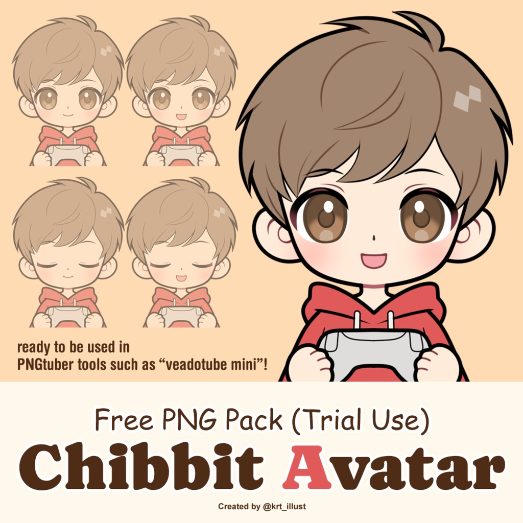 Chibbit Avatar – Free PNG Pack (Trial Use)