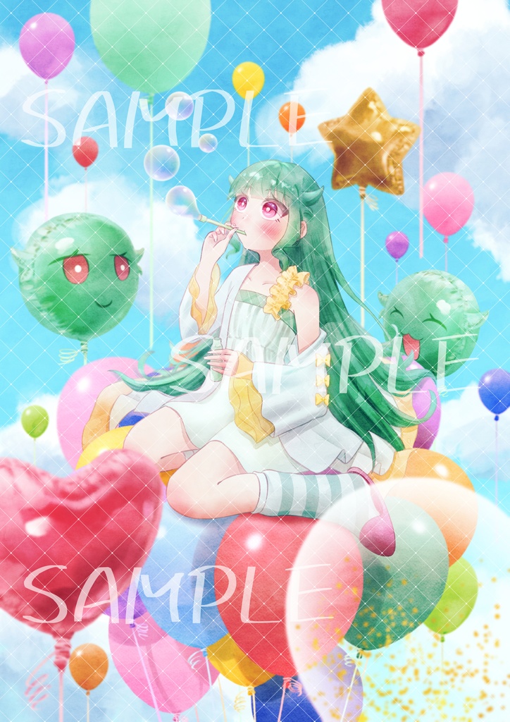 テトん4周年記念　A4クリアファイル