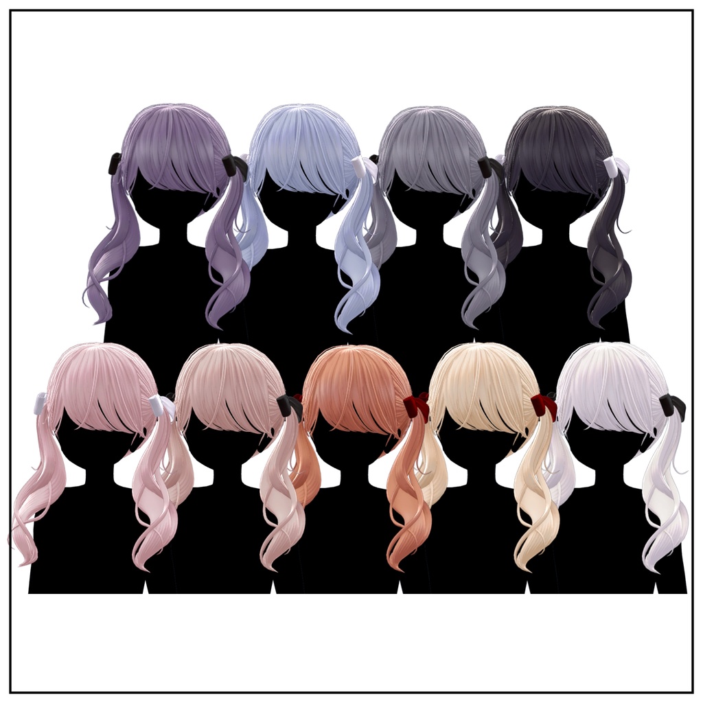 【3Dヘアモデル】Cyclamen