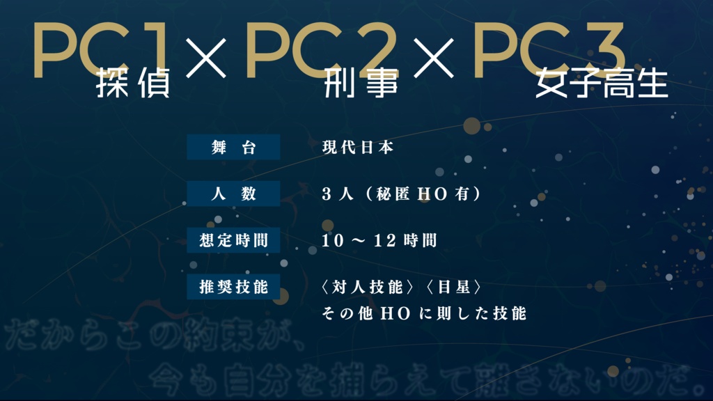 【PDF版】クトゥルフ神話TRPG現代日本シナリオ集 「SIBLINGS」SPLL:E196794