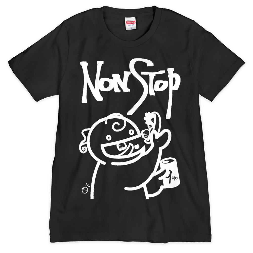 Non Stop Tシャツ・ほわいと