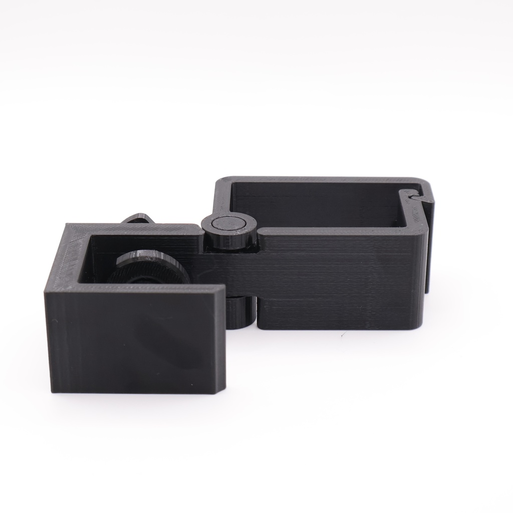 デスク用 クランプ固定式 ケーブルホルダー【開閉ヒンジ付き・両面テープ不要】