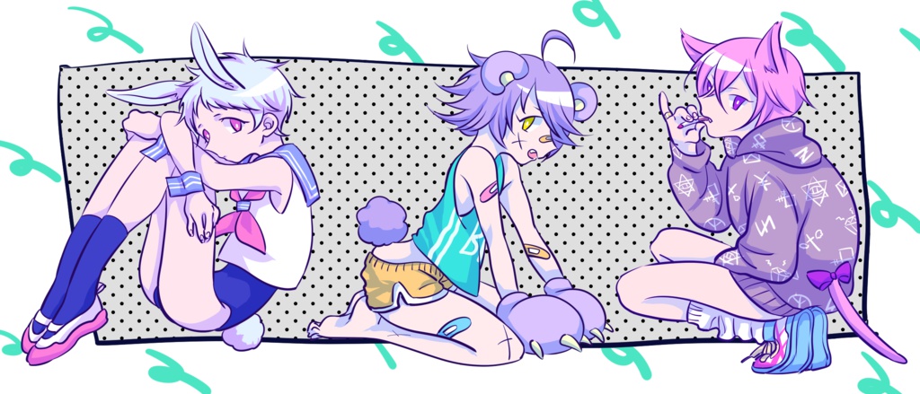 アニマルショタシールセット