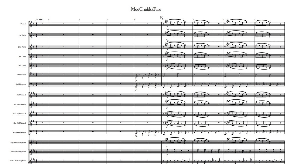 【ゼンゼロ】モエチャッカファイア ～ 吹奏楽アレンジ (エレン・ジョー イメージ曲)　MoeChakkaFire Arrangement