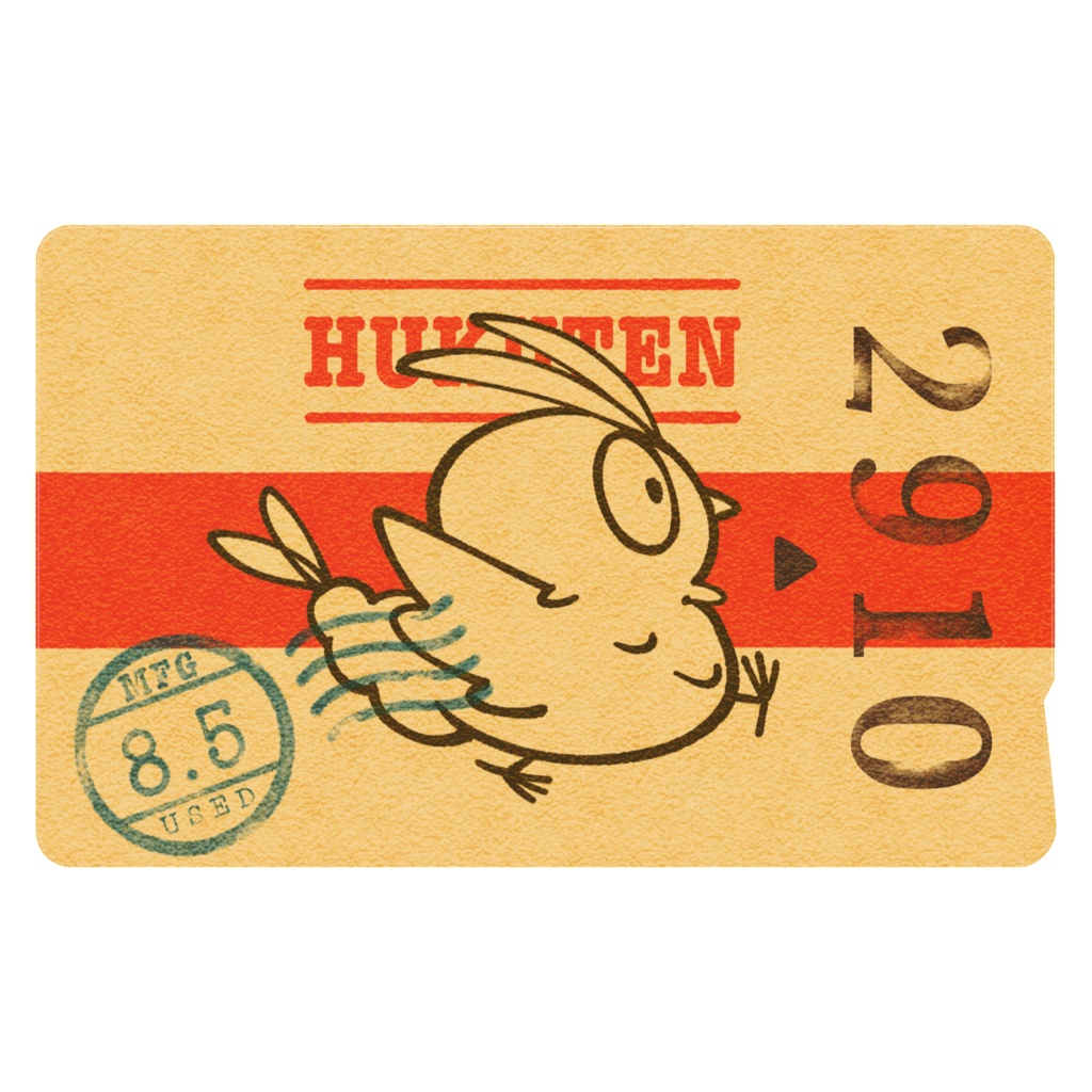 ふくてん ICカードステッカー