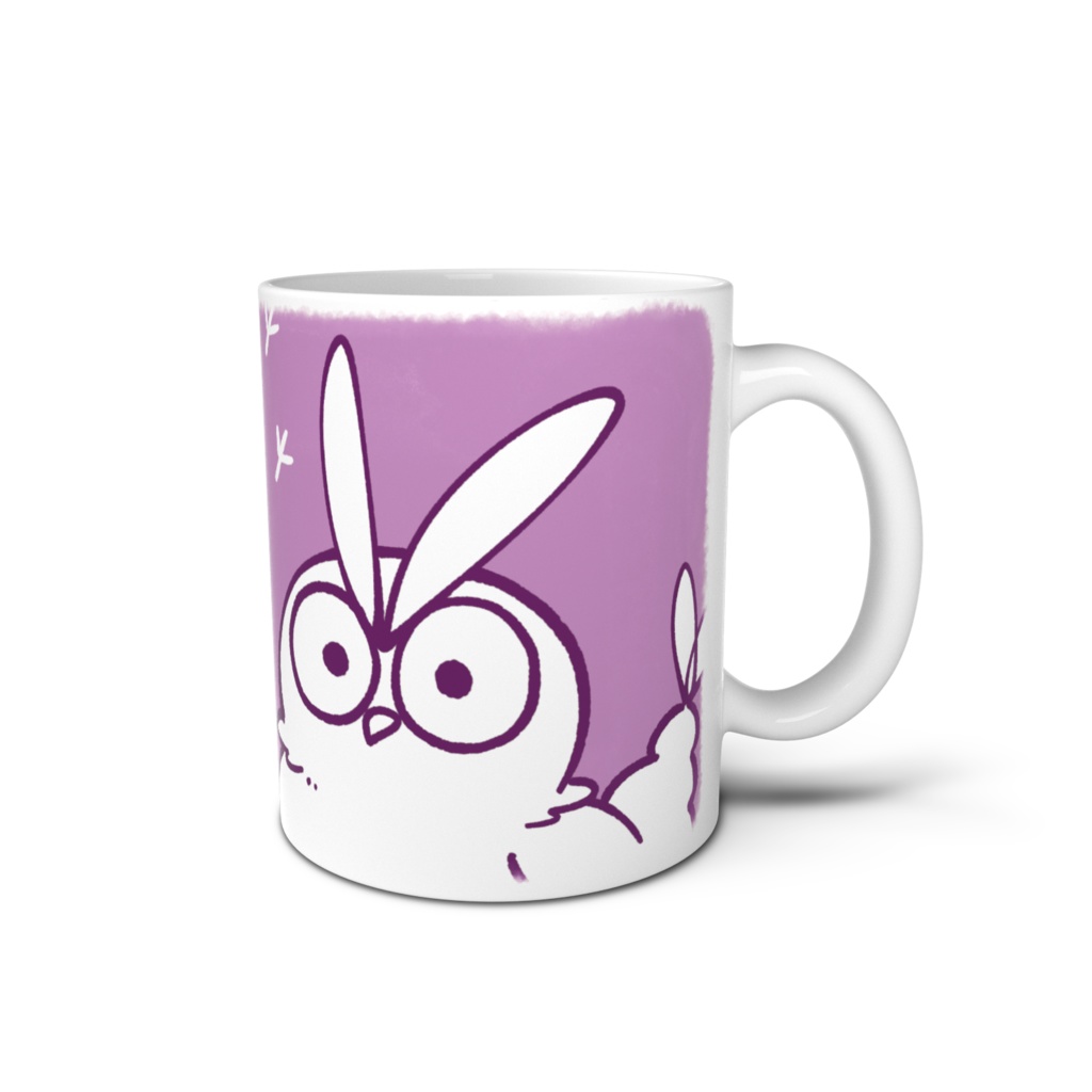 ふくてんマグカップ パープル