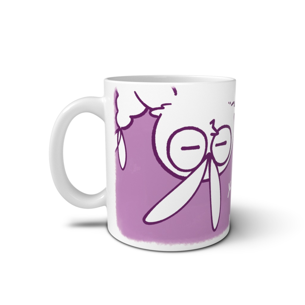 ふくてんマグカップ パープル