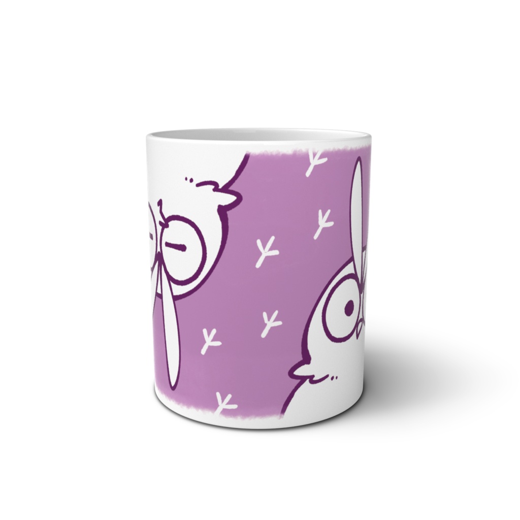ふくてんマグカップ パープル