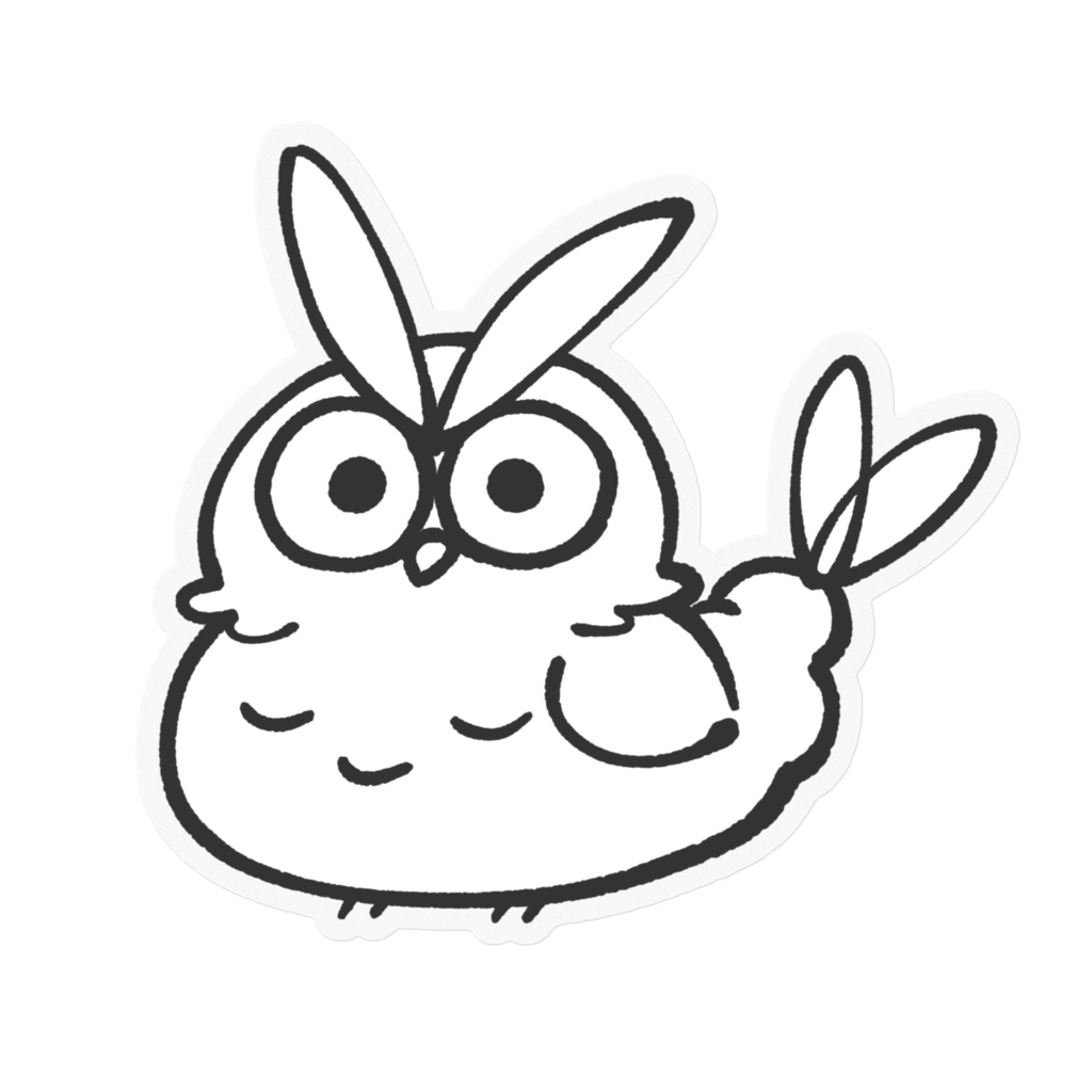 ふくてんクリアステッカー (全デザイン)