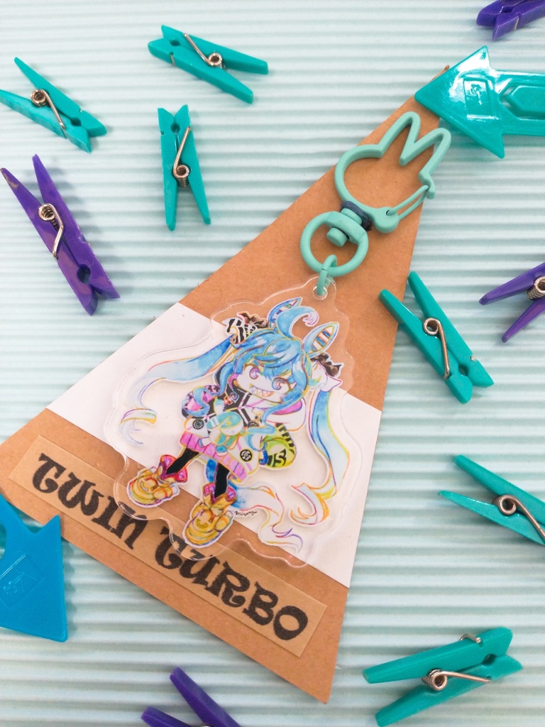 ウマ娘　ツインターボ　アクリルキーホルダー