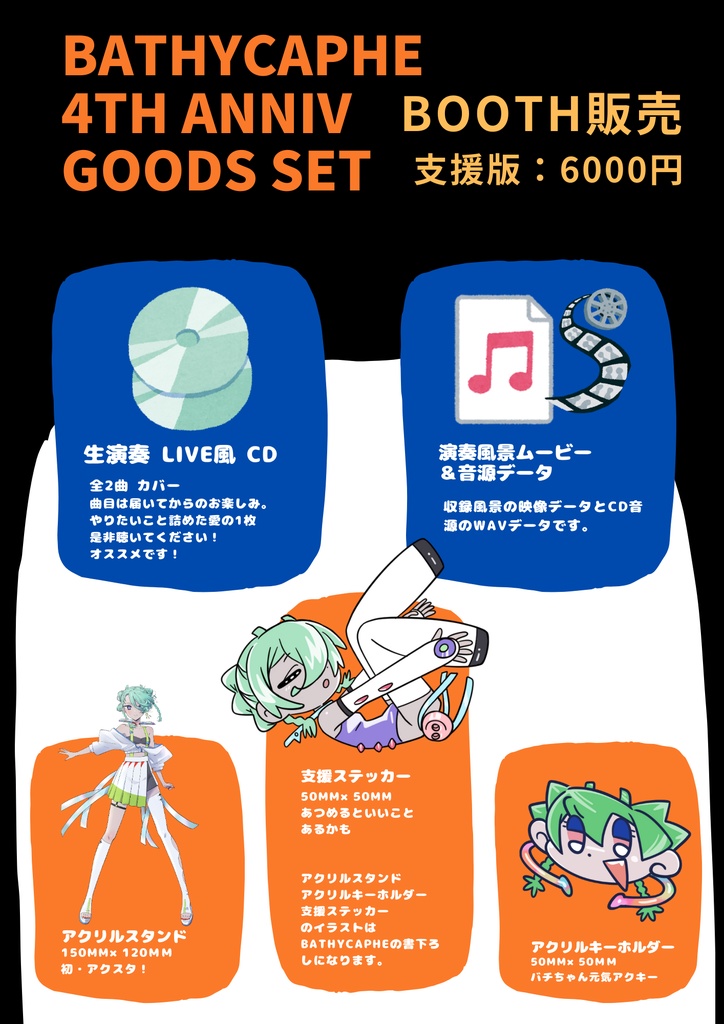 Bathycaphe 4th Annvi GOODS SET