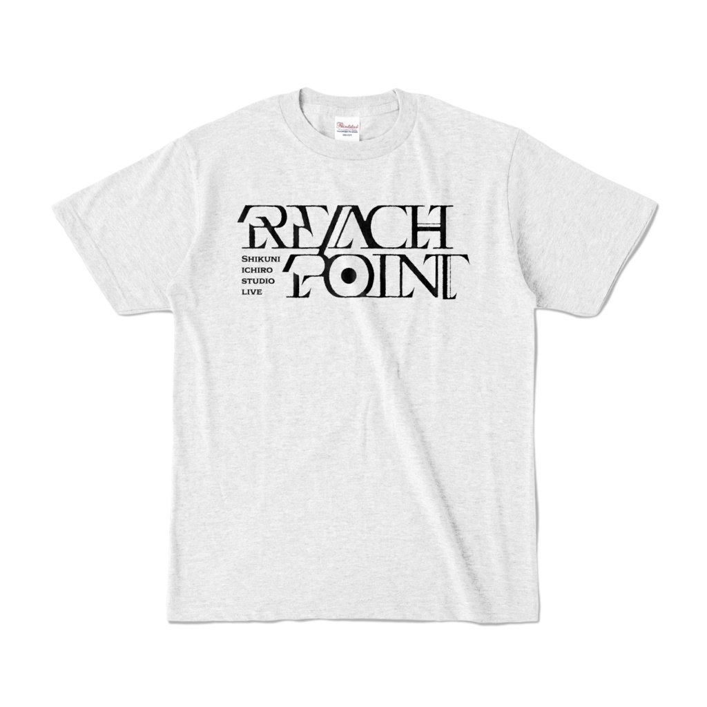 【期間限定】REACH POINTロゴTシャツ_アッシュ