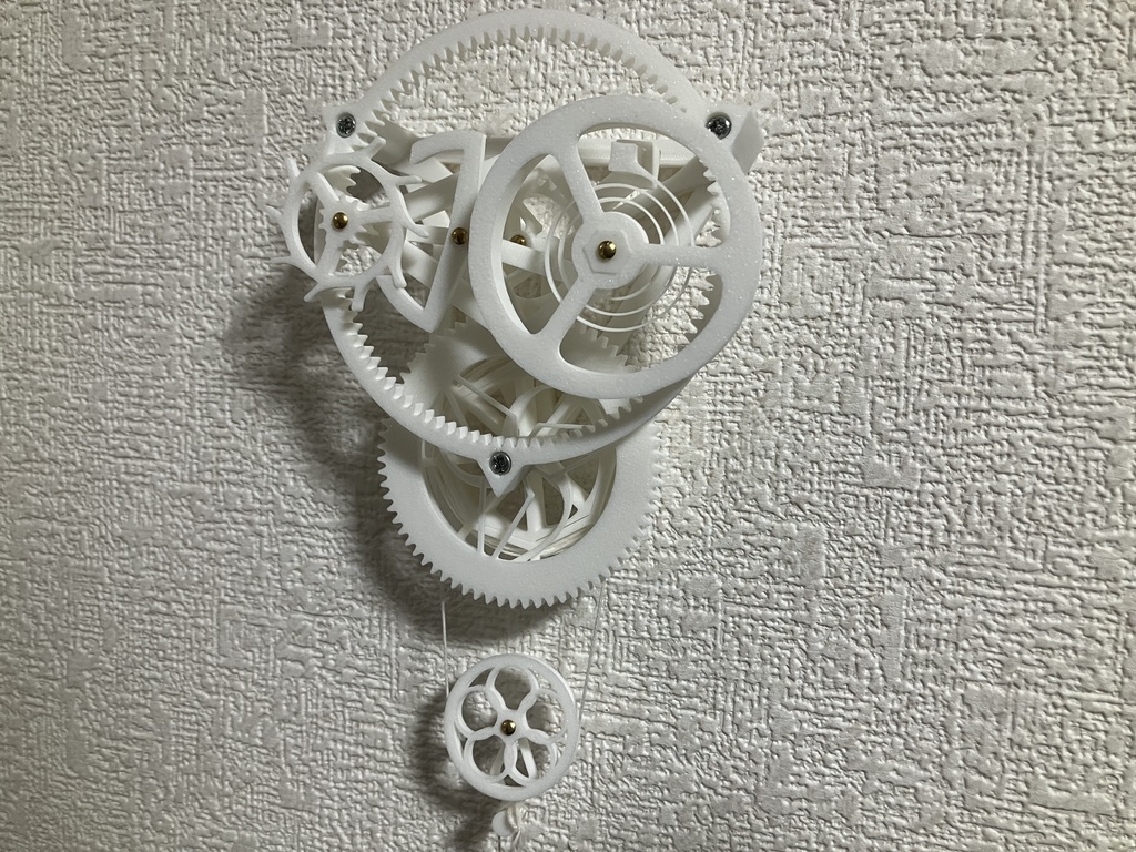 壁掛けトゥールビヨン stlデータ