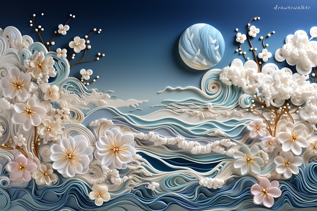 Silk Blue Ocean, Free Download. 無料
