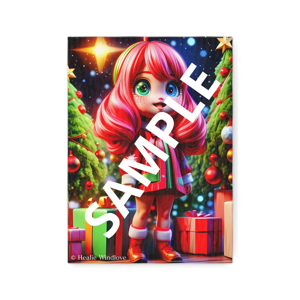 AI-Generated 3D Cute Christmas Child - Canvas 5