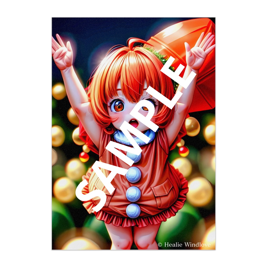 ✨AI Art Cute Christmas 🎄Child (Semi-Realistic) - Poster 6