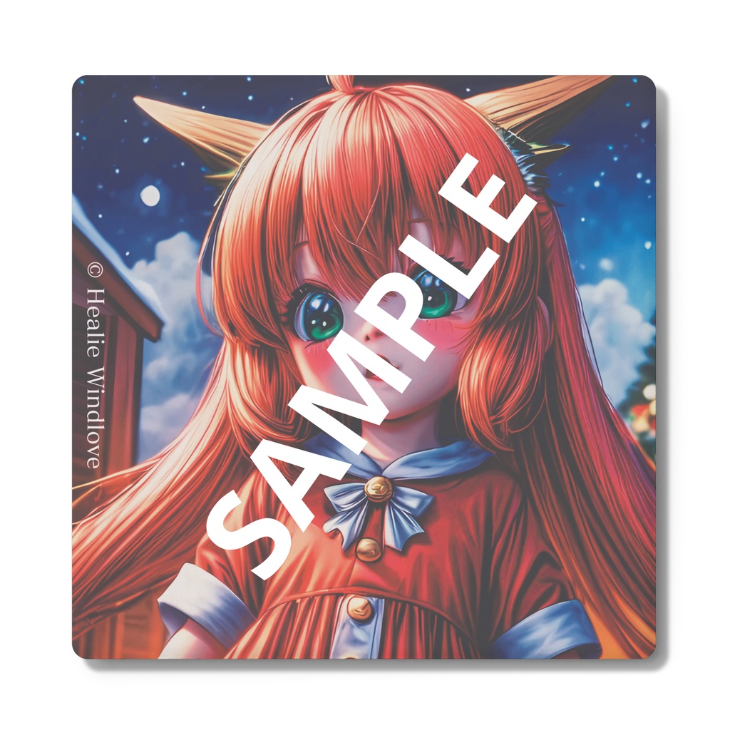 ✨AI Art Cute Christmas 🎄Child (Semi-Realistic) - Coaster 5