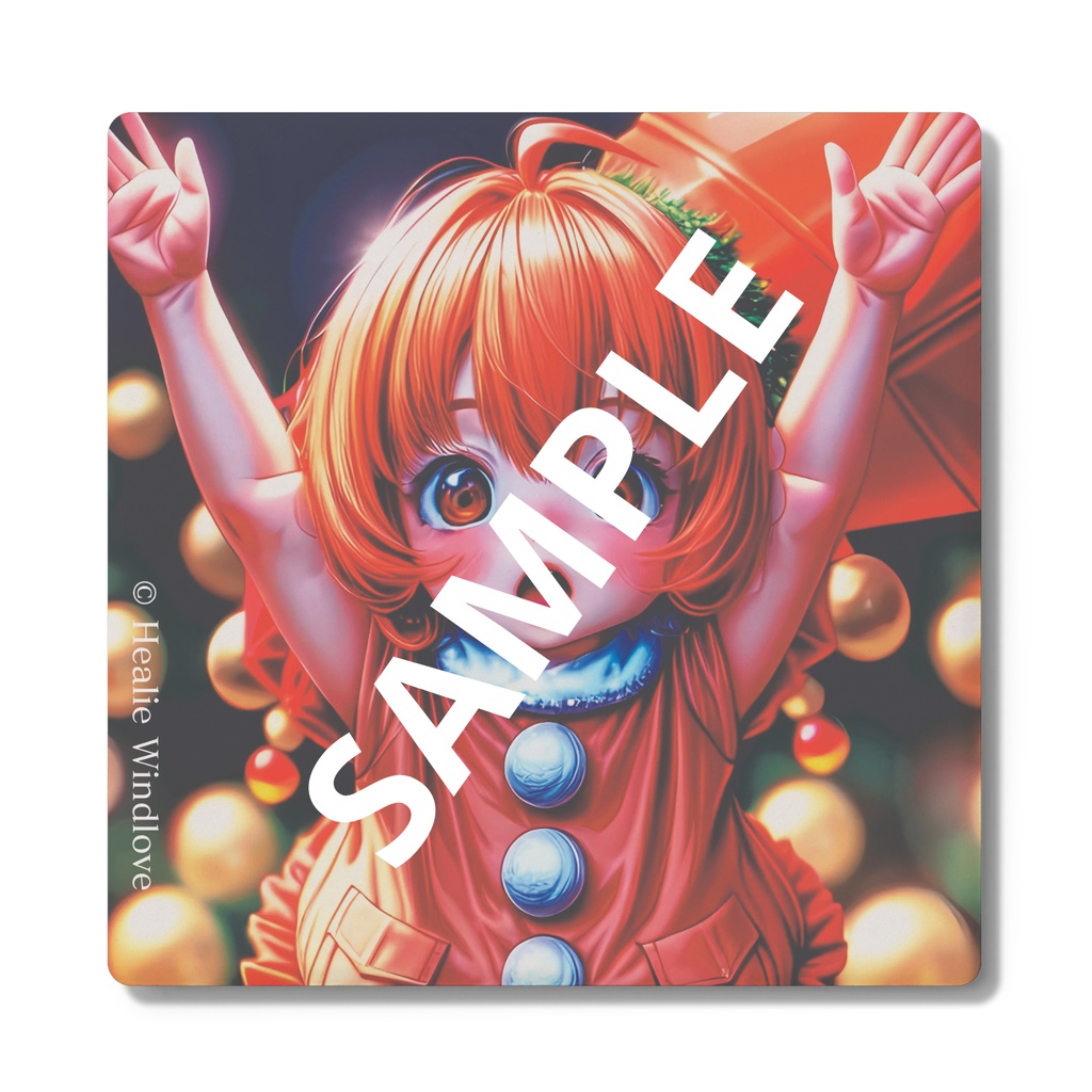 ✨AI Art Cute Christmas 🎄Child (Semi-Realistic) - Coaster 6