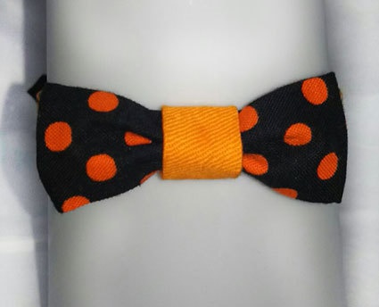 ハロウィン・黒蝶ネクタイ