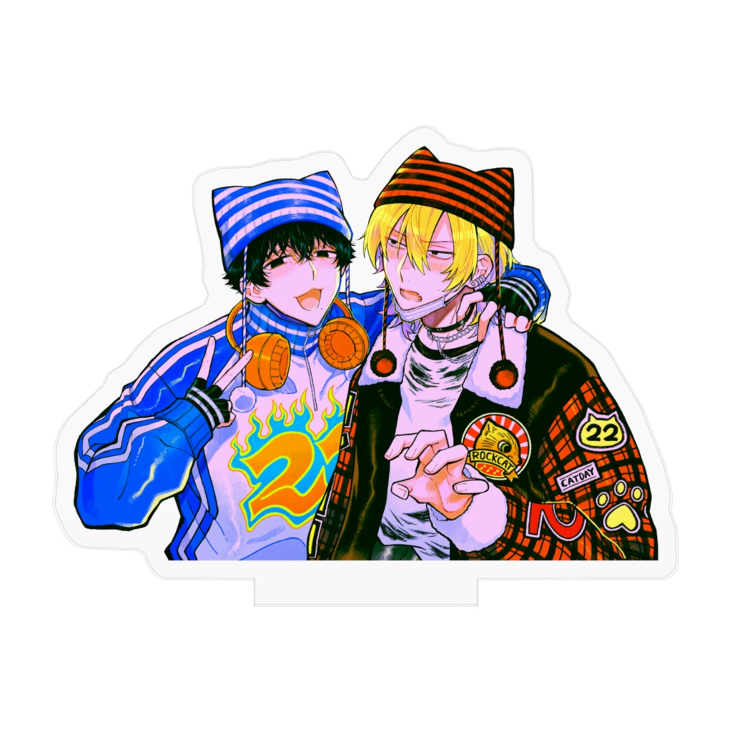 【アクスタ】めめもり コンビ【猫シリーズ】