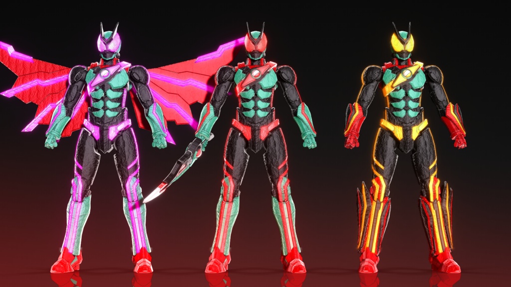 【MMD】KAMEN RIDER ZEZTZ PHYSICAM