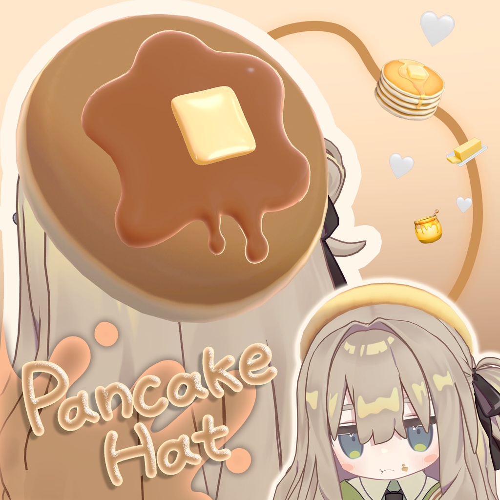 パンケーキ帽子🥞【pancake hat】