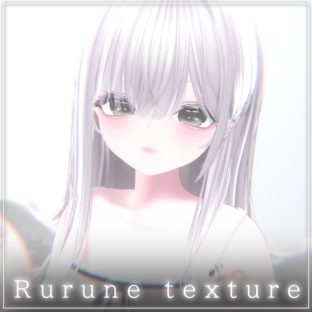 【rurune専用】texture set(face+eyes)🦈🤍