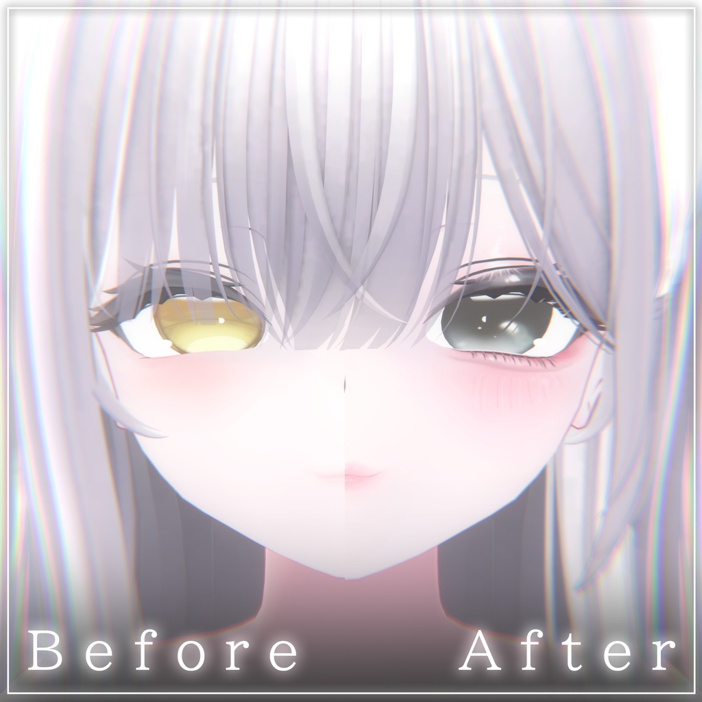 【rurune専用】texture set(face+eyes)🦈🤍