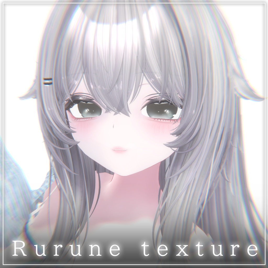 【rurune専用】texture set(face+eyes)🦈🤍