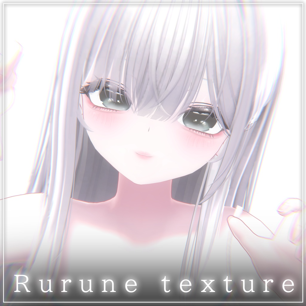 【rurune専用】texture set(face+eyes)🦈🤍