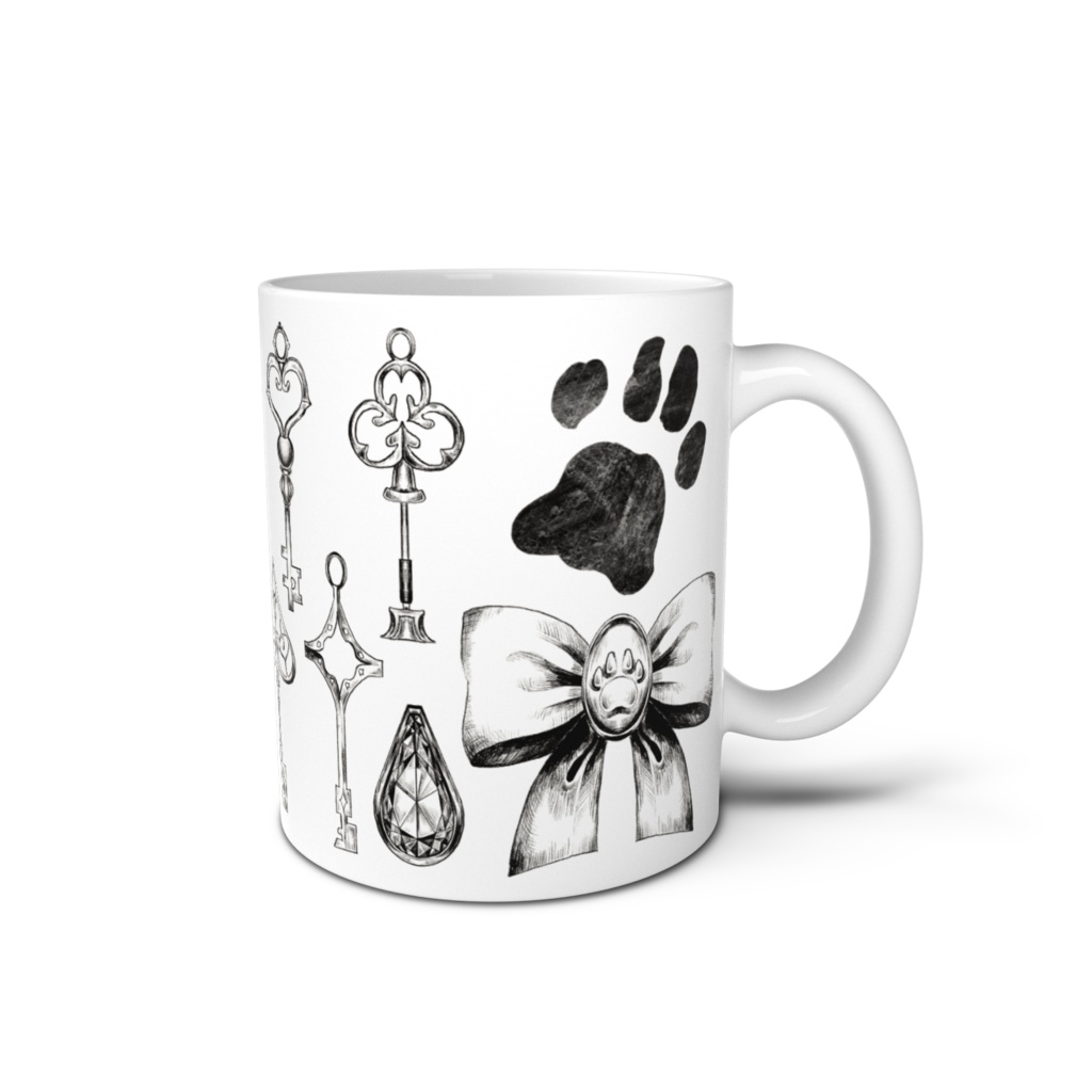 【常設グッズ】Meido Mizuki Original Mug マグカップ【個人勢Vtuber】