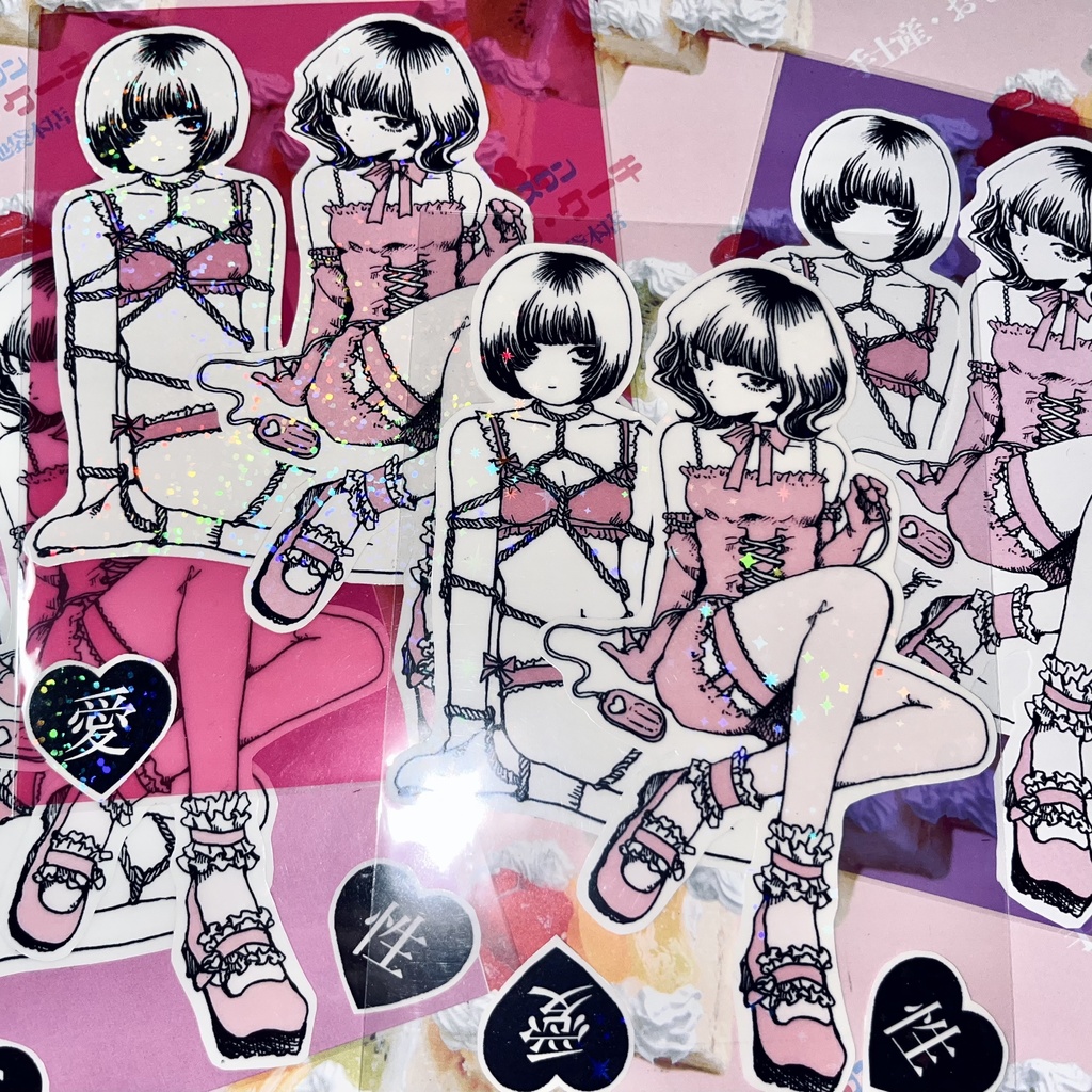 🎀愛娘ホログラムステッカー🎀
